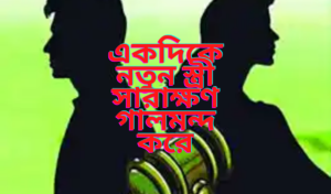 একদিকে নতুন স্ত্রী সারাক্ষণ গালমন্দ করে