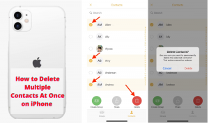 How to Delete Multiple Contacts At Once on iPhone 11 and 11 Pro